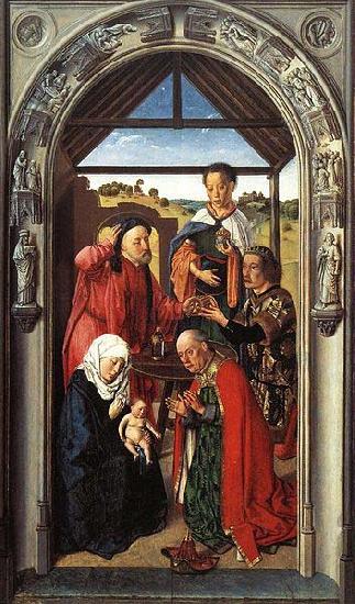 Dieric Bouts The Adoration of the Magi Sweden oil painting art